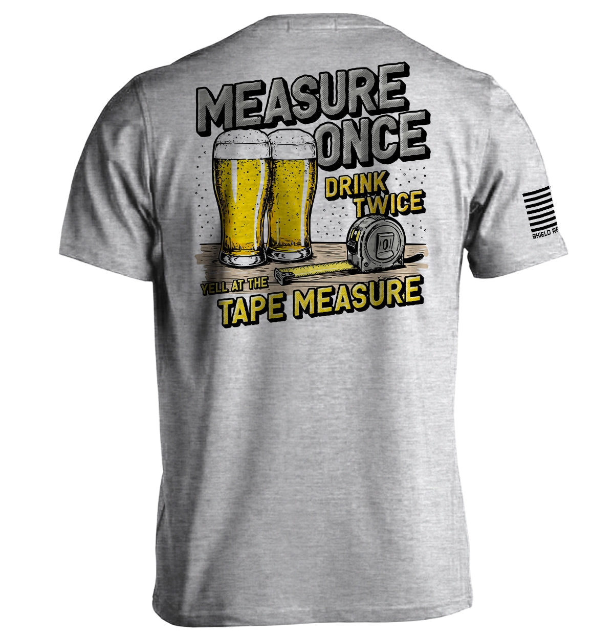 Measure Once Drink Twice - Aaria Tees Aaria Tees