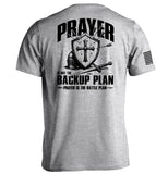Prayer is not a backup plan - Aaria Tees Aaria Tees