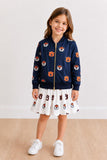 Auburn Blue Aubie Satin Jacket - Aaria Tees Aaria Tees
