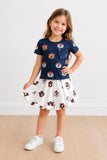 Auburn White Aubie Ruffle Twirl Skort - Aaria Tees Aaria Tees