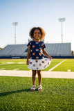 Auburn Blue Aubie Ruffle Pocket Tee - Aaria Tees Aaria Tees