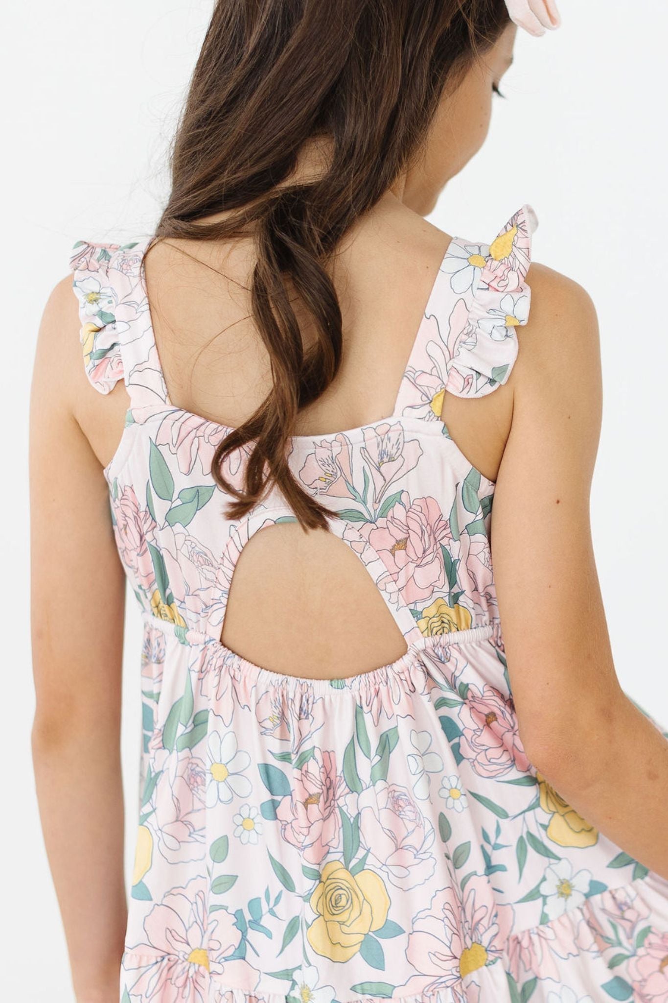 Autumn Breeze Ruffle Maxi Dress - Aaria Tees Aaria Tees
