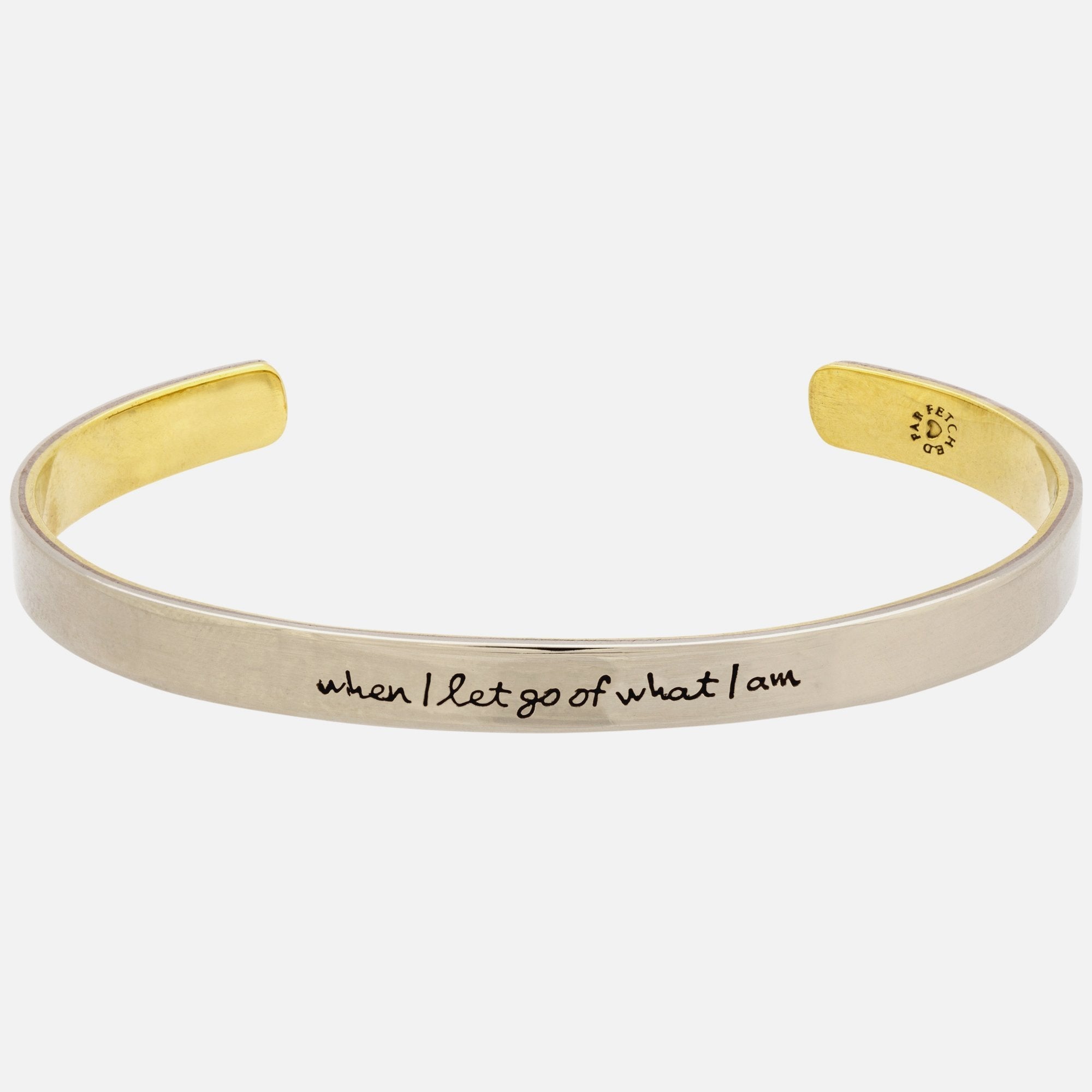 When I Let Go... Mixed Metals Cuff Bracelet - Aaria Tees Aaria Tees