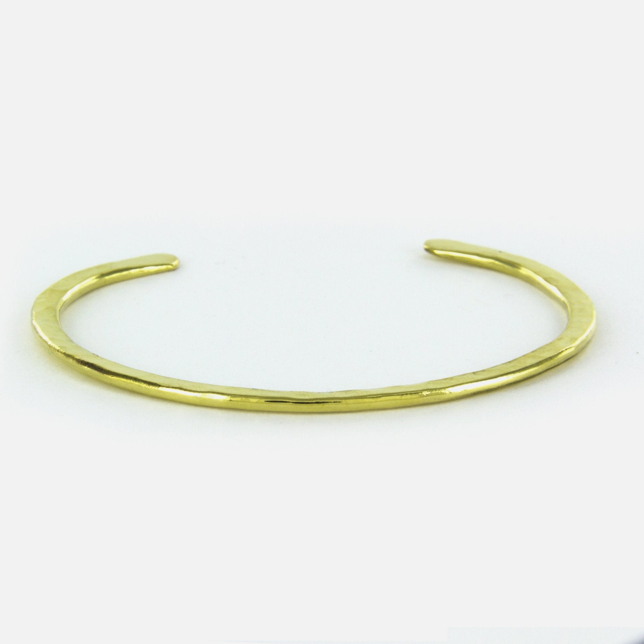 Pounded Brass Cuff Bracelet - Aaria Tees Aaria Tees