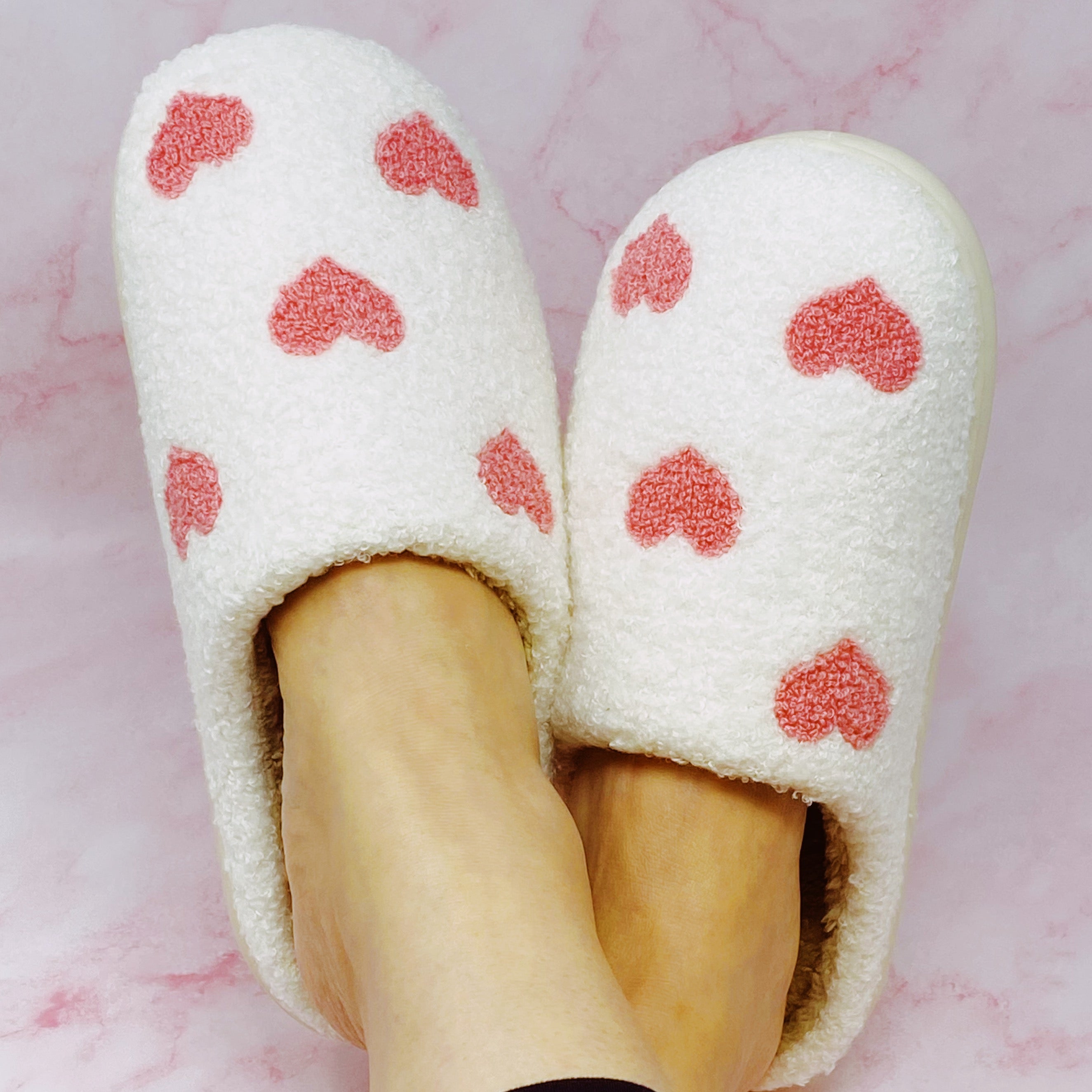 Heart Full Cozy Lounge Slippers - Aaria Tees Aaria Tees