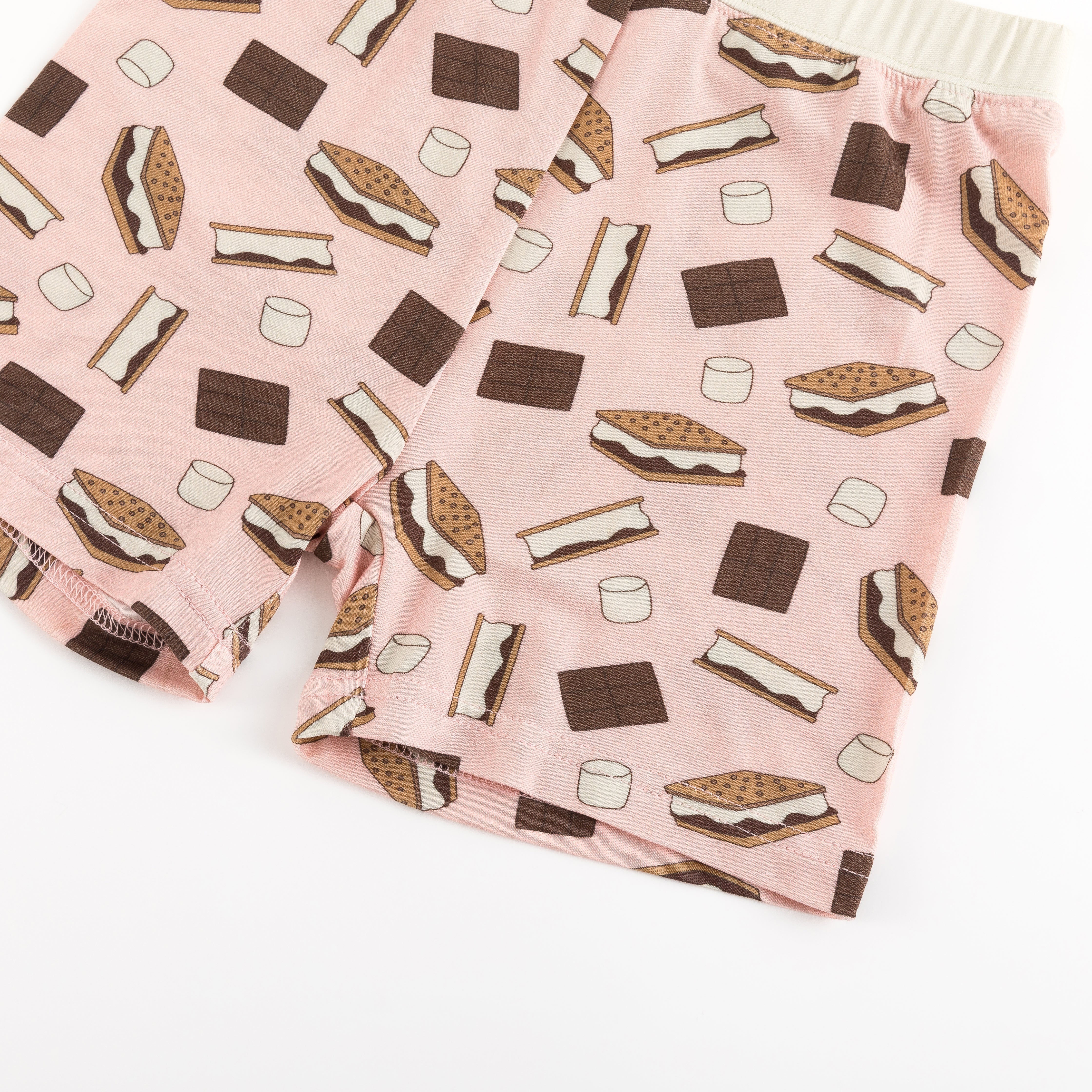 S'more to Love (Short PJ Set) - Pink - Aaria Tees Aaria Tees