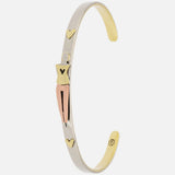 I Am Beautiful Mixed Metals Cuff Bracelet - Aaria Tees Aaria Tees