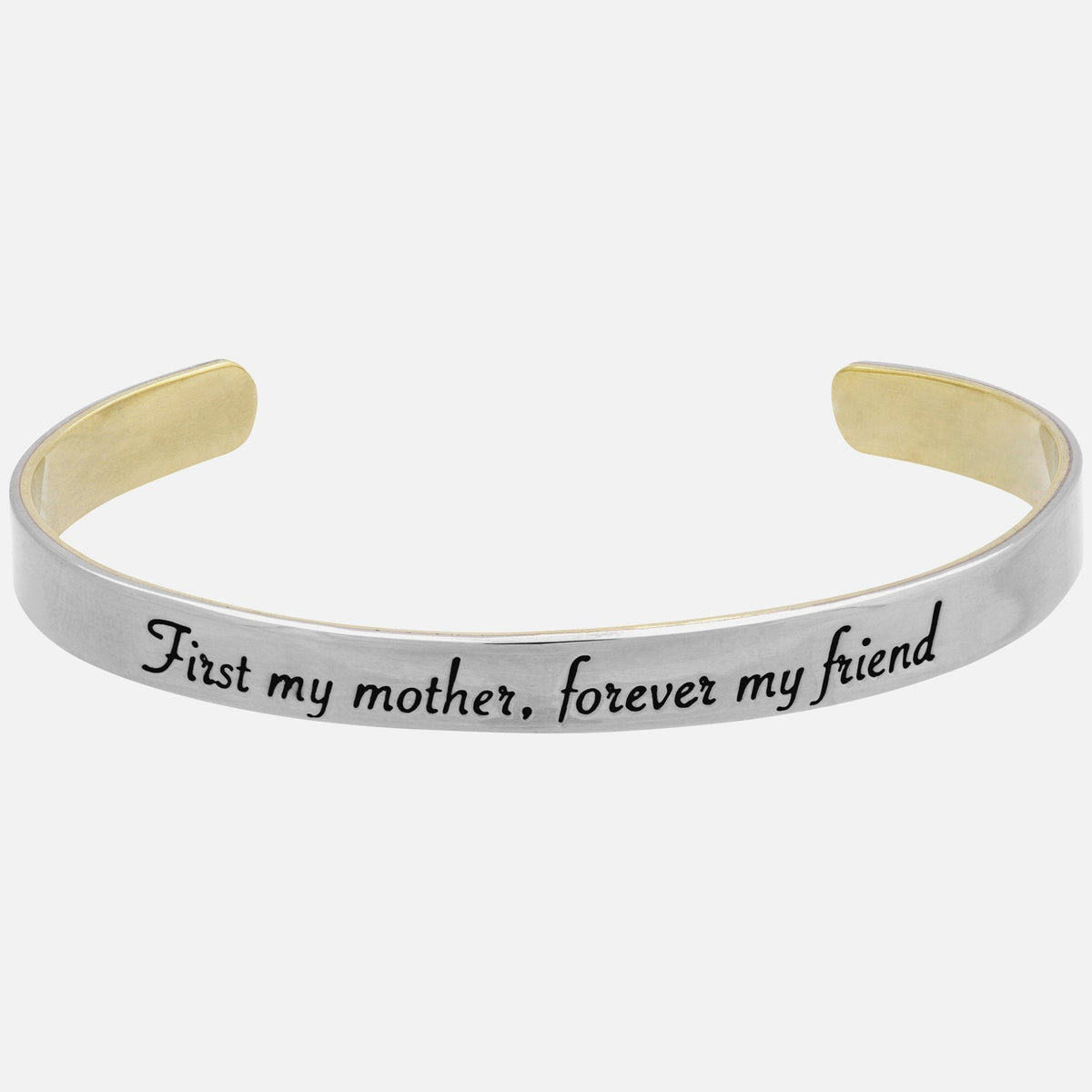 My Mother My Friend Mixed Metal Cuff Bracelet - Aaria Tees