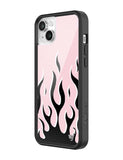 Flames | Pink & Black iPhone Case Aaria Tees