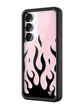 Flames | Pink & Black Samsung Galaxy Case - Aaria Tees Aaria Tees