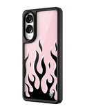 Flames | Pink & Black Samsung Galaxy Case - Aaria Tees Aaria Tees