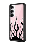 Flames | Pink & Black Samsung Galaxy Case - Aaria Tees Aaria Tees