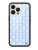 Gingham Hearts | Blue iPhone Case - Aaria Tees Aaria Tees