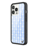 Gingham Hearts | Blue iPhone Case - Aaria Tees Aaria Tees