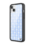 Gingham Hearts | Blue iPhone Case - Aaria Tees Aaria Tees