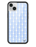 Gingham Hearts | Blue iPhone Case - Aaria Tees Aaria Tees