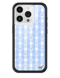 Gingham Hearts | Blue iPhone Case - Aaria Tees Aaria Tees