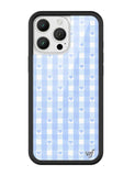 Gingham Hearts | Blue iPhone Case - Aaria Tees Aaria Tees