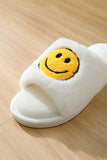 Smile Emoji Graphic Plush Home Slippers - Aaria Tees Aaria Tees