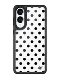 Polka Dot | White and Black Samsung Galaxy Case - Aaria Tees Aaria Tees
