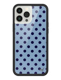 Polka Dot | Blue and Navy Blue iPhone Case Aaria Tees