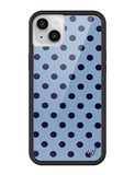 Polka Dot | Blue and Navy Blue iPhone Case Aaria Tees