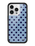 Polka Dot | Blue and Navy Blue iPhone Case Aaria Tees