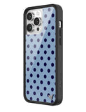 Polka Dot | Blue and Navy Blue iPhone Case Aaria Tees