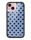 Polka Dot | Blue and Navy Blue iPhone Case Aaria Tees