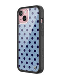 Polka Dot | Blue and Navy Blue iPhone Case Aaria Tees