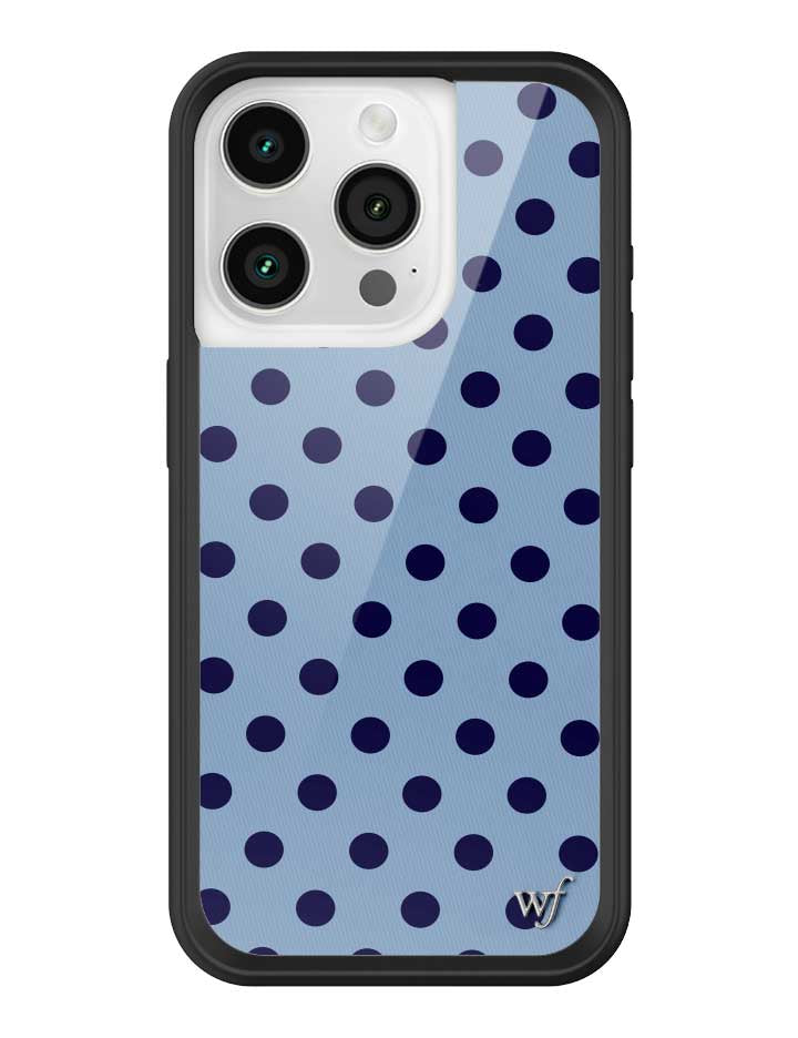 Polka Dot | Blue and Navy Blue iPhone Case - Aaria Tees Aaria Tees