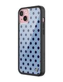 Polka Dot | Blue and Navy Blue iPhone Case - Aaria Tees Aaria Tees