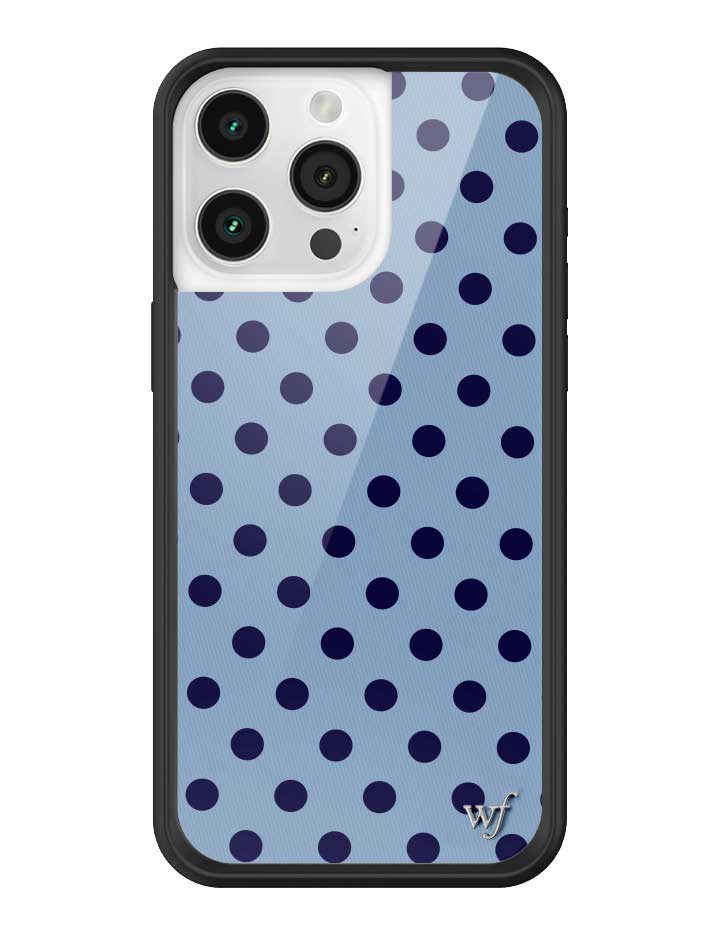 Polka Dot | Blue and Navy Blue iPhone Case - Aaria Tees Aaria Tees
