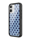Polka Dot | Blue and Navy Blue iPhone Case - Aaria Tees Aaria Tees