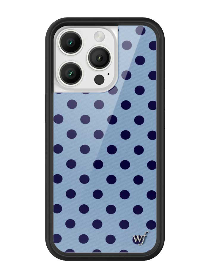 Polka Dot | Blue and Navy Blue iPhone Case - Aaria Tees Aaria Tees