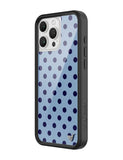 Polka Dot | Blue and Navy Blue iPhone Case - Aaria Tees Aaria Tees
