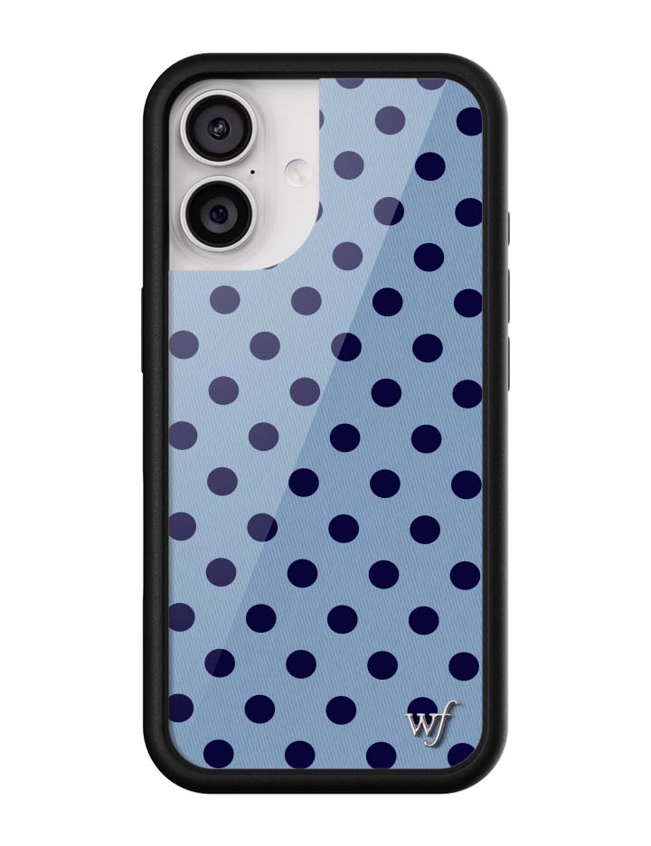 Polka Dot | Blue and Navy Blue iPhone Case - Aaria Tees Aaria Tees