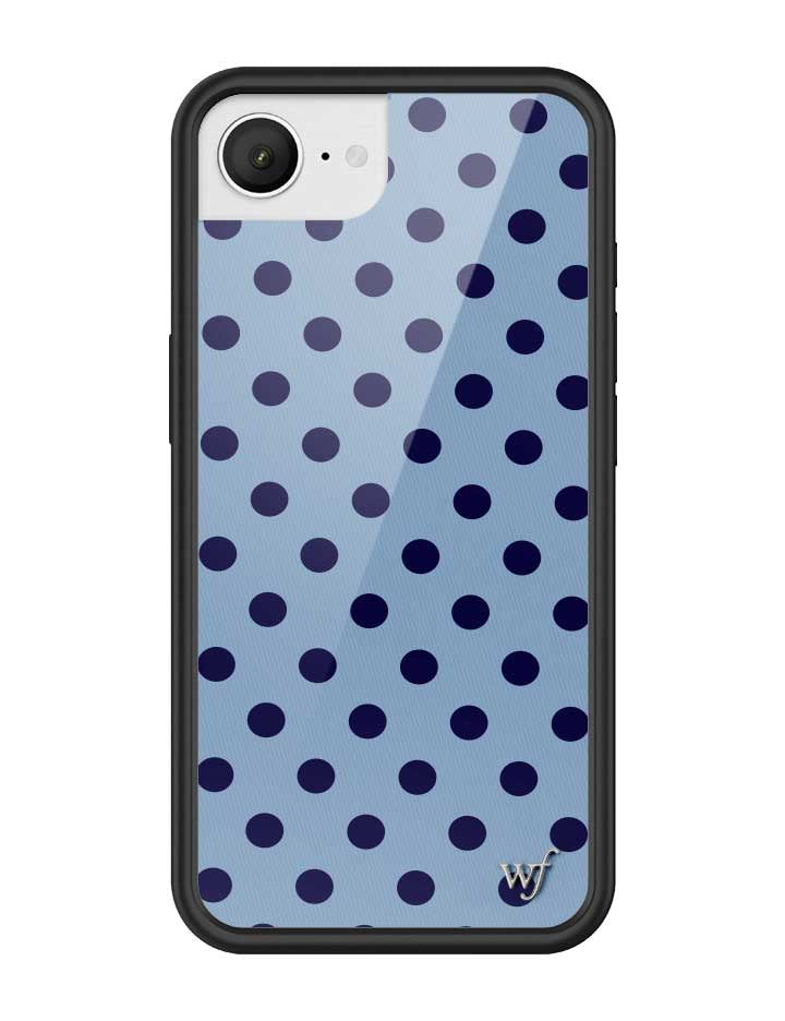 Polka Dot | Blue and Navy Blue iPhone Case - Aaria Tees Aaria Tees