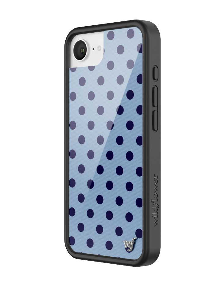 Polka Dot | Blue and Navy Blue iPhone Case - Aaria Tees Aaria Tees