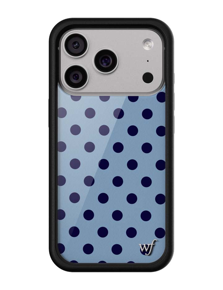 Polka Dot | Blue and Navy Blue iPhone Case - Aaria Tees Aaria Tees