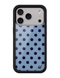 Polka Dot | Blue and Navy Blue iPhone Case - Aaria Tees Aaria Tees