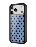 Polka Dot | Blue and Navy Blue iPhone Case - Aaria Tees Aaria Tees