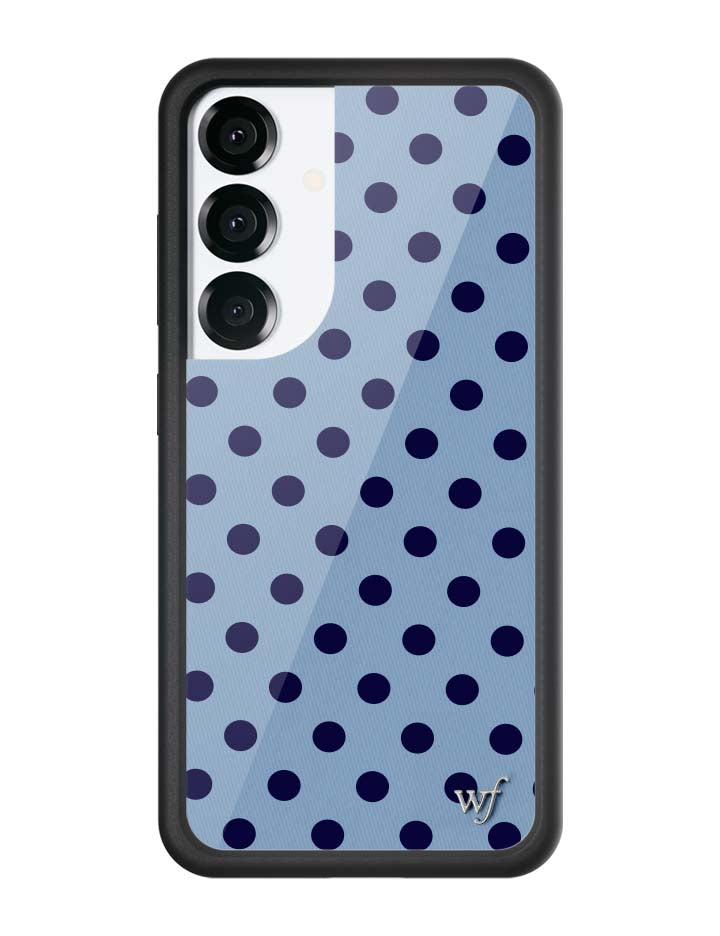 Polka Dot | Blue and Navy Blue Samsung Galaxy Case - Aaria Tees Aaria Tees