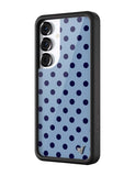 Polka Dot | Blue and Navy Blue Samsung Galaxy Case - Aaria Tees Aaria Tees