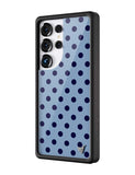 Polka Dot | Blue and Navy Blue Samsung Galaxy Case - Aaria Tees Aaria Tees