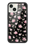 Black and Pink Floral iPhone Case - Aaria Tees Aaria Tees