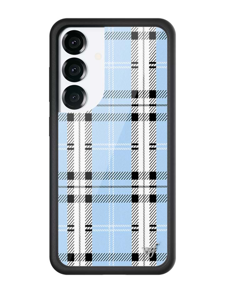 Plaid | Blue Samsung Galaxy Case - Aaria Tees Aaria Tees