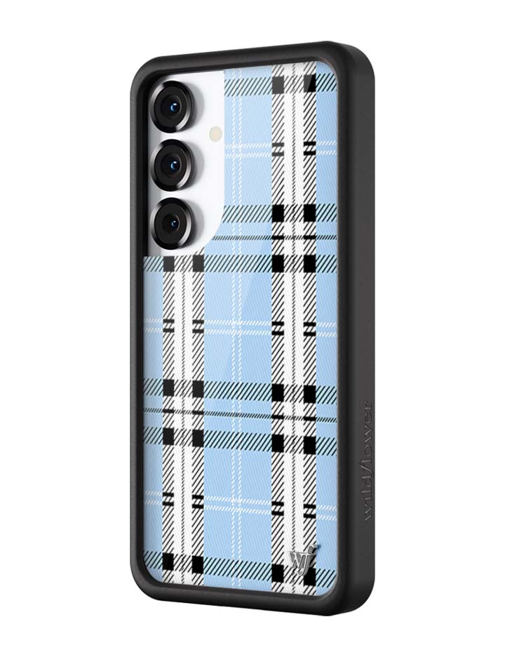 Plaid | Blue Samsung Galaxy Case - Aaria Tees Aaria Tees