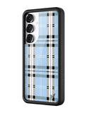 Plaid | Blue Samsung Galaxy Case - Aaria Tees Aaria Tees