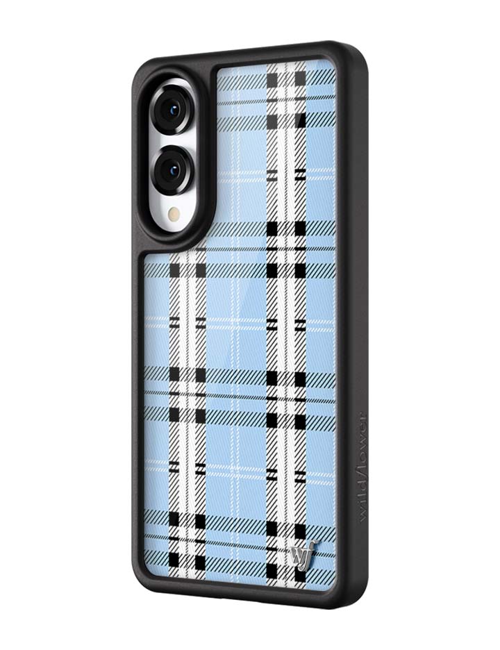 Plaid | Blue Samsung Galaxy Case - Aaria Tees Aaria Tees